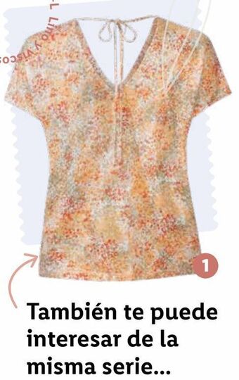 Lidl Camiseta mujer esmara oferta