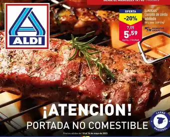 ALDI Costillas de cerdo el mercado oferta