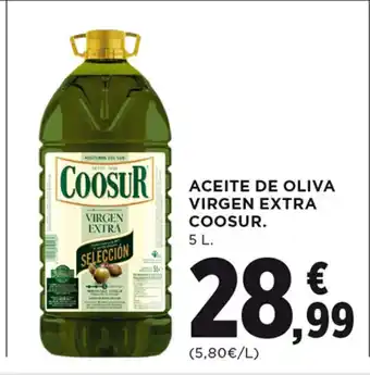 Hipercor ACEITE DE OLIVA VIRGEN EXTRA COOSUR. 5 L oferta
