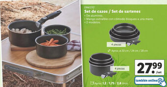 Lidl ERNESTO Set de cazos / Set de sartenes oferta
