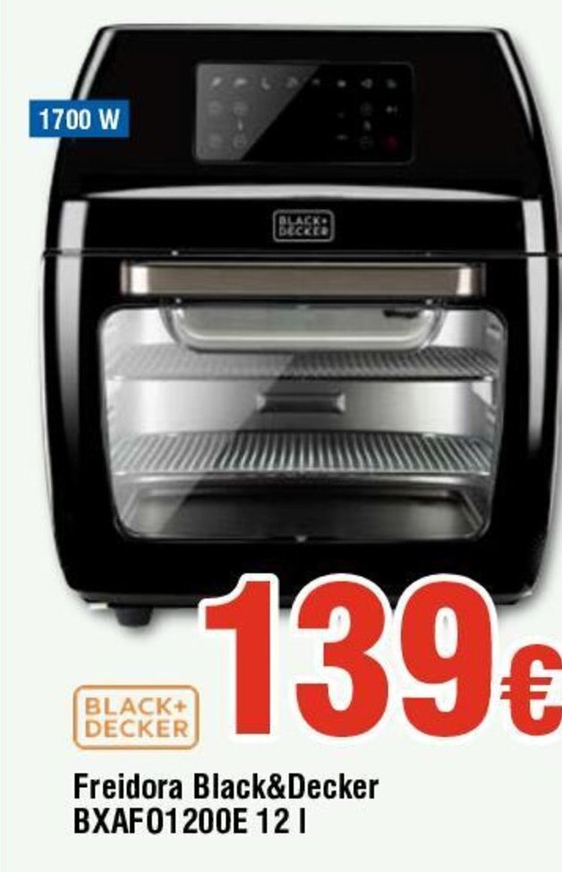 Froiz Freidora Black&Decker BXAF01200E 12 I oferta