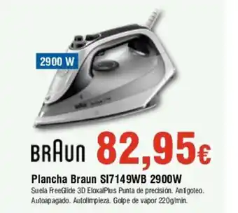 FROIZ Plancha Braun S17149WB 2900W oferta