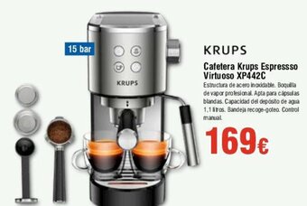 FROIZ Cafetera Krups Espressso Virtuoso XP442C oferta
