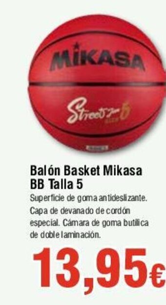 FROIZ Balón Basket Mikasa BB Talla 5 oferta