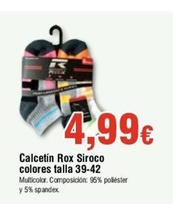 FROIZ Calcetín Rox Siroco colores talla 39-42 oferta