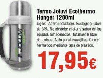 FROIZ Termo Joluvi Ecothermo Hanger 1200ml oferta