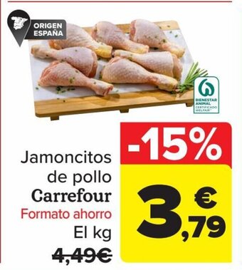 Carrefour Jamoncitos de pollo Carrefour Formato ahorro oferta