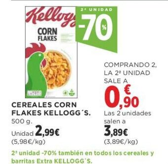 Supercor CEREALES CORN FLAKES KELLOGG'S. oferta