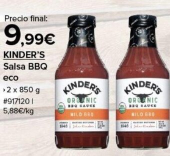 Costco KINDER'S Salsa BBQ eco oferta