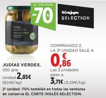 Supercor JUDÍAS VERDES oferta