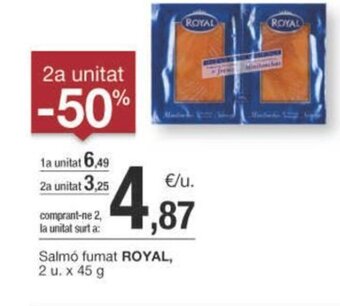 BonpreuEsclat Salmó fumat ROYAL, 2 u. x 45 g oferta