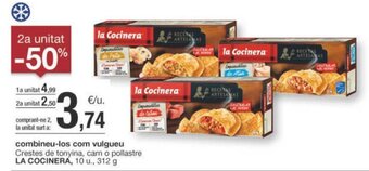 BonpreuEsclat combineu-los com vulgueu Crestes de tonyina, cam o pollastre LA COCINERA, 10 u., 312 g oferta