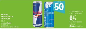 Supercor BEBIDA ENERGÉTICA RED BULL. oferta