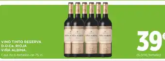 Supercor VINO TINTO RESERVA D.O.Ca. RIOJA VIÑA ALBINA. oferta