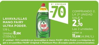 Supercor LAVAVAJILLAS MANO FAIRY ULTRA PODER. oferta