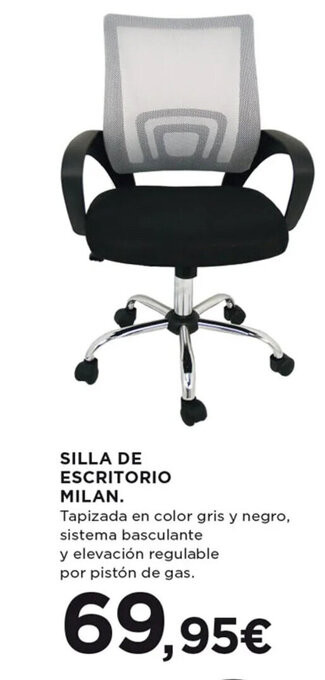 Hipercor SILLA DE ESCRITORIO MILAN. oferta