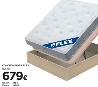 Hipercor COLCHÓN ROSA FLEX. 90 cm. oferta