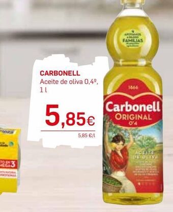 Supermercados Plaza Aceite de oliva carbonell oferta