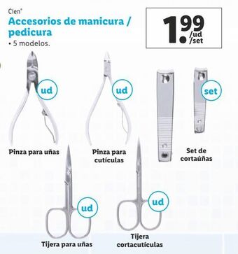 Lidl Manicura cien oferta