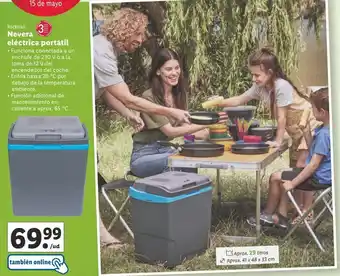 Lidl Nevera eléctrica rocktrail oferta