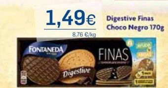 Supermercados Plaza Galletas digestive fontaneda oferta