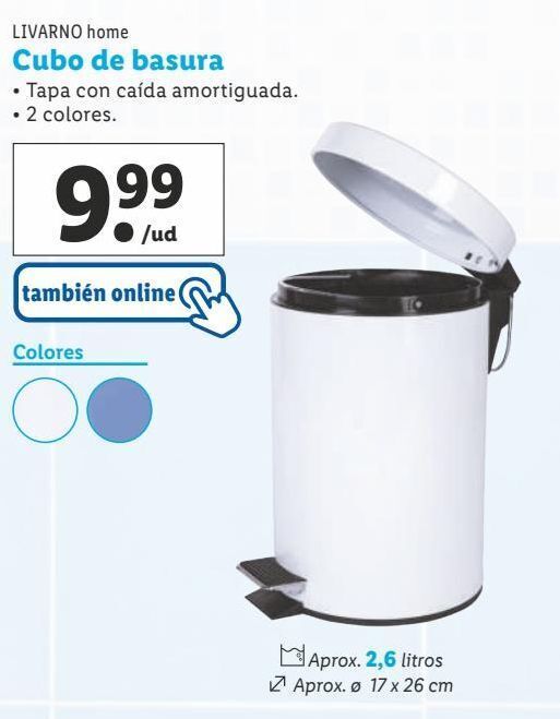 Cubo basura 2025 automatico lidl