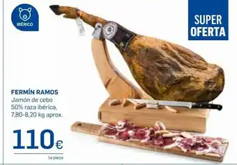 Supermercados Plaza Jamón ibérico de cebo oferta