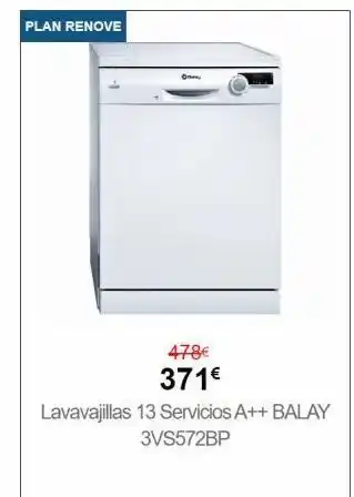 Centro Hogar Sanchez Lavavajillas balay oferta