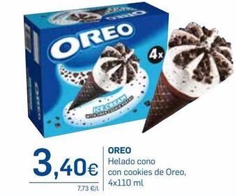 Supermercados Plaza Helados oreo oferta