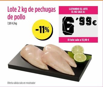 AhorraMas Pechuga de pollo oferta