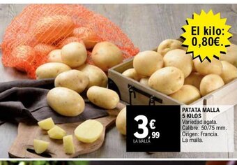 E.Leclerc PATATA MALLA 5 KILOS oferta