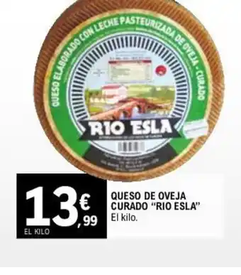 E.Leclerc QUESO DE OVEJA CURADO "RIO ESLA" oferta
