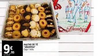 E.Leclerc PASTAS DE TÉ "ARANTXA" Caja 1 kilo. oferta