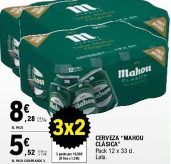 E.Leclerc CERVEZA "MAHOU CLÁSICA" oferta