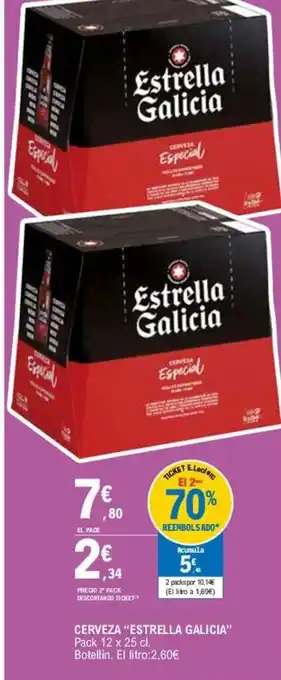 E.Leclerc CERVEJA Estrella Galicia oferta