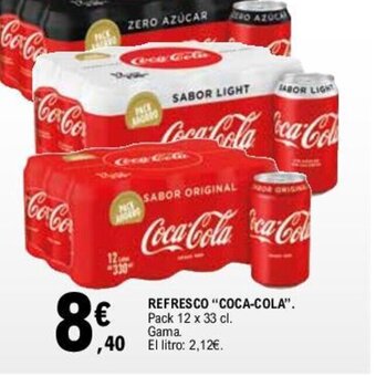 E.Leclerc REFRESCO "COCA-COLA". oferta