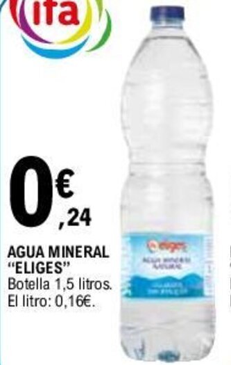 E.Leclerc AGUA MINERAL "ELIGES" oferta
