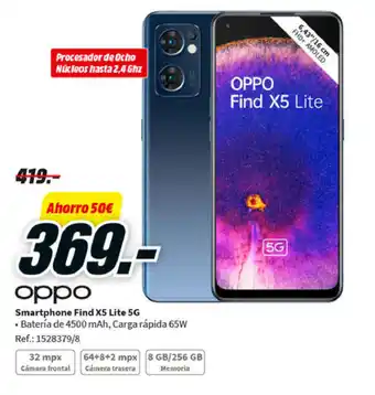 MediaMarkt oppo Smartphone Find X5 Lite 5G oferta