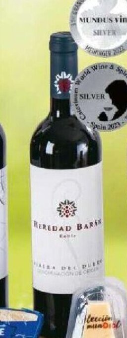 Dia Vino tinto Roble D.O. Ribera del Duero Heredad Barán 75 cl oferta