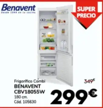 Conforama Frigorífico Combi BENAVENT CBV18055W 180 cm. oferta