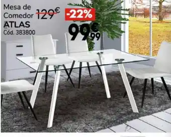 Conforama Mesa de Comedor ATLAS oferta