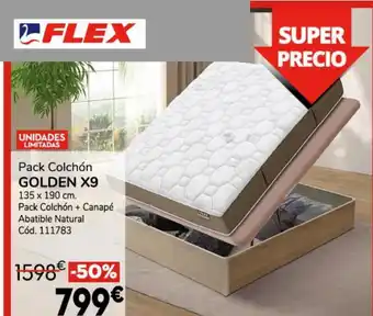 Conforama Pack Colchón GOLDEN X9 135 x 190 cm oferta