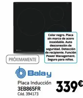 Conforama Placa Inducción 3EB865FR oferta