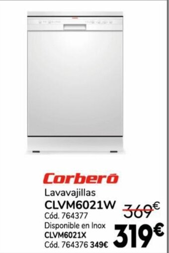 Conforama Corberó Lavavajillas CLVM6021W oferta