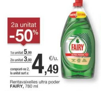 BonpreuEsclat Rentavaixelles ultra poder FAIRY, 780 ml oferta