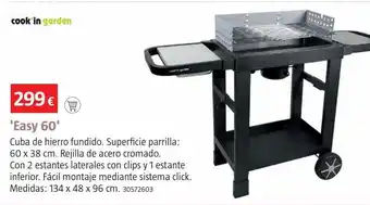Bauhaus Barbacoa carbón easy 60 oferta