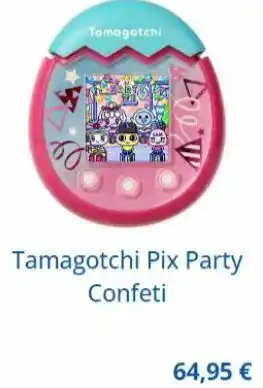 To tamagotchi loew tamagotchi pix party confeti 64,95 €