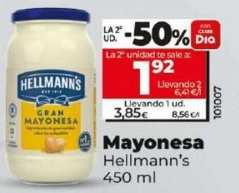 Dia Mayonesa Hellmann's 450 ml oferta