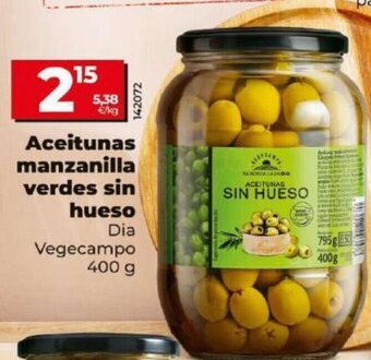 Dia Aceitunas manzanilla verdes sin hueso oferta