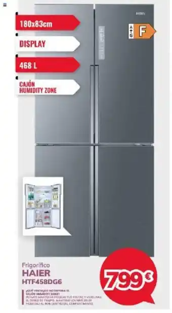 Mi electro Frigorífico HAIER HTF458DG6 oferta